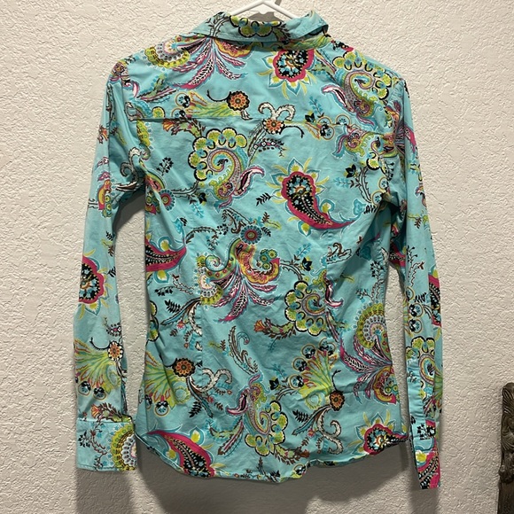 Bamboo Traders paisley Print  Buttondown size m - Picture 4 of 4